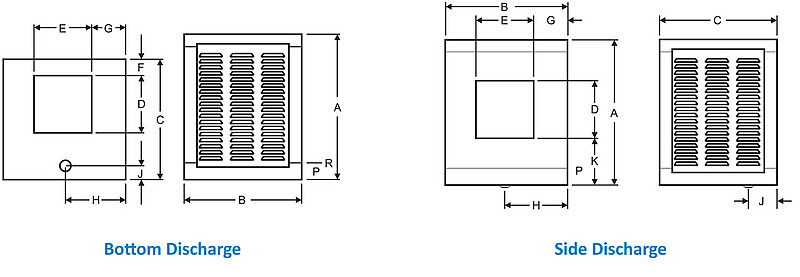 Aspen Coolers | Bottom Dishcarge | Side Discharg